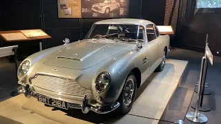 The Real James Bond’s 1964 Aston Martin DB5 from Golden Eye with The Corgi Husky Aston Martin DB5