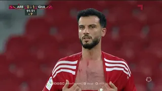 تدخل مدافع الغرافه على عمر السومه 💔💔