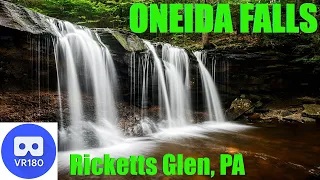 VR180 3D ASMR Meditative Experience at ONEIDA FALLS, Ricketts Glenn PA