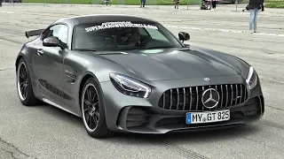 760HP Mercedes AMG GT-R RENNtech R760 - Start Up & LOUD Accelerations on the Airstrip!