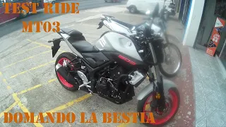 Test Ride Yamaha MT03 2019