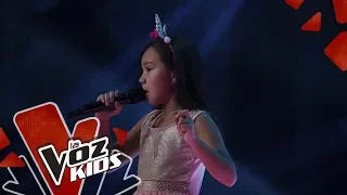 Daniela sings Veo En Ti La Luz - Blind Auditions | The Voice Kids Colombia 2019