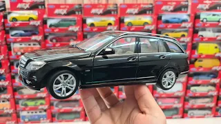 Mercedes Benz Car Scale 1/18 Unboxing: Video About Diecast