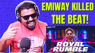 EMIWAY ROYAL RUMBLE REACTION | EMIWAY NEW SONG REACTION | ROYAL RUMBLE REACTION | AFAIK