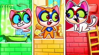 Super Kittens Stories😺 Cat Superhero || Purr Purr Stories for Kids