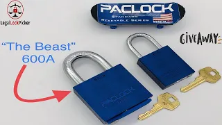 PACLOCK 600A picked & 24hr giveaways start NOW!