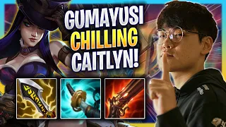 GUMAYUSI CHILLING WITH CAITLYN! - T1 Gumayusi Plays Caitlyn ADC vs Kalista! | Bootcamp 2023