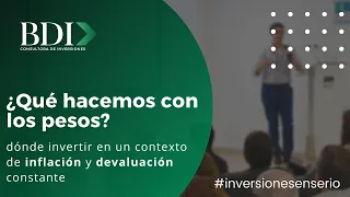 ¿Qué hacemos con los PESOS? 🤔 BDI Consultora - 📚 CAPACITACIÓN en Universidad Nacional de La Plata