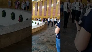 Changing of the Guard. Memorial "Mamaev Kurgan" Volgograd (Stalingrad). Russia.