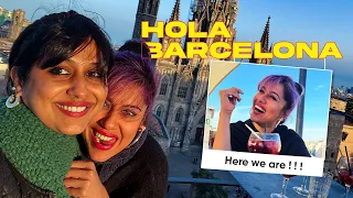 Eurotrip Ep 9 | HOLA BARCELONA | Here we are!!! | Ranjini Haridas vlogs