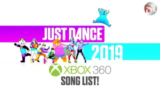 Just Dance 2019 - Song List + Extras [Xbox 360]