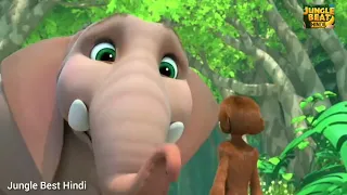 New Jungle Best Hindi. || 🐒Munki and 🐘Trunk in Hindi Movie Cartoon Episode  Hindi Main