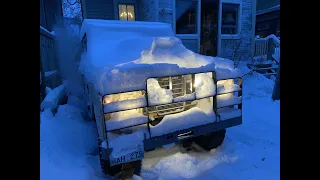 1972 Series 3 Land Rover Cold Start