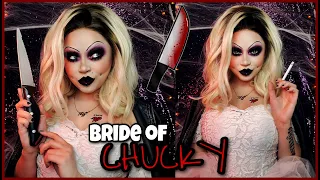 Tiffany Valentine, The Bride of Chucky HALLOWEEN TUTORIAL | Sydney Nicole