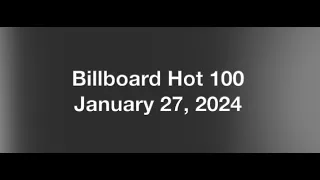 Billboard Hot 100- January 27, 2024