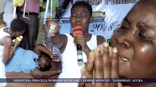 God delivering people through Odehyieba Priscilla`s ministration@ Dansoman Accra