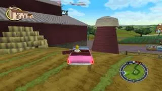 Let's Play "The Simpsons Hit & Run"- #3 Part 2 -Homer's Exploration and Cletus Chores