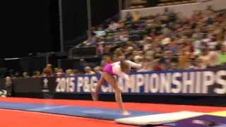 Rachel Baumann - Vault - 2015 P&G Championships - Jr. Women Day 2