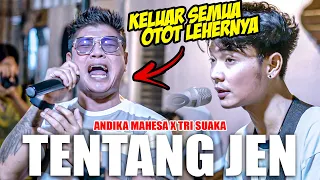 Tarik Suara Sampai Limit!! Tentang Jen - Kangen Band (Live Ngamen) Andika Mahesa Ft. Tri Suaka