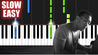 John Legend - All of Me - SLOW EASY Piano Tutorial by PlutaX