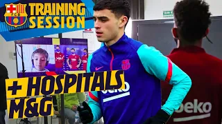 ❤️ EMOTIONAL... Barça squad meets kids in heart warming hospital virtual meeting after training