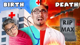 BIRTH TO DEATH OF MAX THE GREATEST SCIENTIST | FUNNY SITUATIONS & CRAZY MOMENTS BY CRAFTY HACKS PLUS