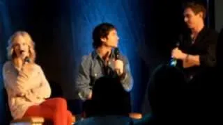 BNCE 2013 Candice Accola + Ian Somerhalder end of the panel