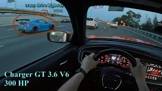 2023 Dodge Charger GT 300 HP VS Toyota GT86? HIGHWAY (60 FPS/1440p)