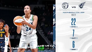 Highlights | Napheesa Collier (22 pts.,7 ast., 6 reb.) vs. Indiana Fever - September 12,  2021