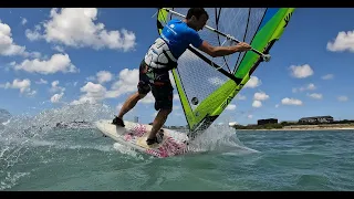 Windsurfing freestyle Aruba