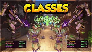 All Wynncraft Classes showcase + differences explained