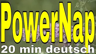 Power Nap 20 min deutsch PowerSchlaf Mittagsschlaf Hypnose Meditation Mittagspause Power Napping