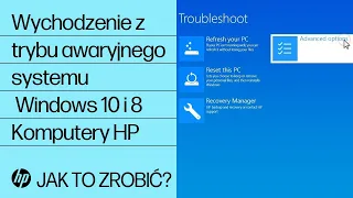 Wychodzenie z trybu awaryjnego systemu Windows 10 i 8 | Komputery HP | HP Support