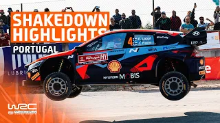 Shakedown Highlights |  WRC Vodafone Rally de Portugal 2023