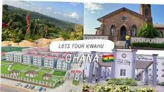 The BIGGEST HOTEL IN AFRICA!! A visit to the highest HABITABLE point in GHANA, Let's tour Kwahu!!