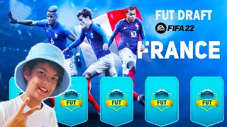 FUT DRAFT 100% FRANCIA  - La Miglior Squadra di CALCIO FRANCESE CREATA ALLE 3 DI NOTTE SU FIFA 22
