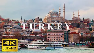 Turkey 4K | Scenic Relaxation Film With Calming Music | Turkey 8K Ultra HD HDR | Explore World 8K