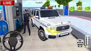 New Mercedes G63 SUV Car Came To The Gas Station Foe Refule Gameplay - 3D Driving Class Simulation