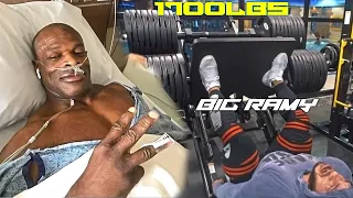 [Hindi] Ronnie Coleman Emergency Surgery 2020 + Big Ramy 1700lbs Leg-press + Blessing Awodibu update