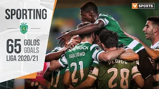 Sporting: Os 65 golos na Liga 2020/21