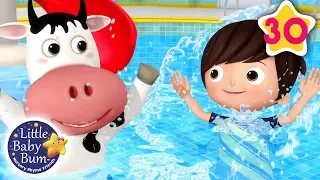 Learn How To Swim | +30 Minutes of Nursery Rhymes | Learn With LBB | Little Baby Bum | #howto