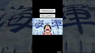 Ace screaming Luffy in 4 languages