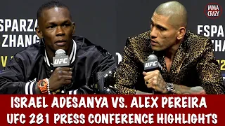 UFC 281: Israel Adesanya & Alex Pereira Press Conference Highlights