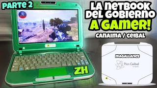 THE GOVERNMENT NETBOOK to GAMER! MAGALLANES CANAIMA MG4 PLAN CEIBAL URUGUAY! Part 2 of 3