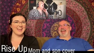 Rise Up -- Mother and Son Cover | BEATRICE AND DAD REACT