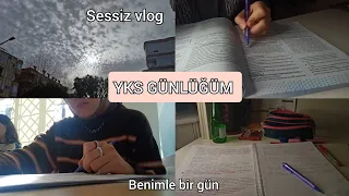 YKS GÜNLÜĞÜM | benimle bir gün, cumartesi ders çalışma, dershane, sessiz vlog