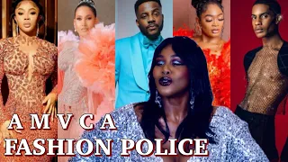 👗👠 AFRICA MAGIC VIEWERS CHOICE AWARDS RED CARPET FASHION POLICE | AMVCA 8 - NIGERIA 🇳🇬🔥