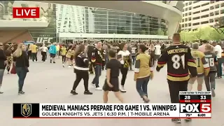 Golden Knights fans amp up for team's return to Stanley Cup Playoffs