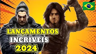 LANÇAMENTOS DE JOGOS MAIS ESPERADOS EM JANEIRO 2024