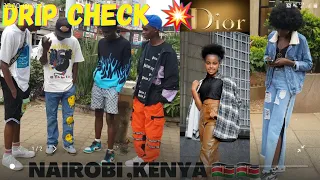 DRIP CHECK AT NAIROBI CBD KENYA 🇰🇪Ep.1🇰🇪. #streetwear